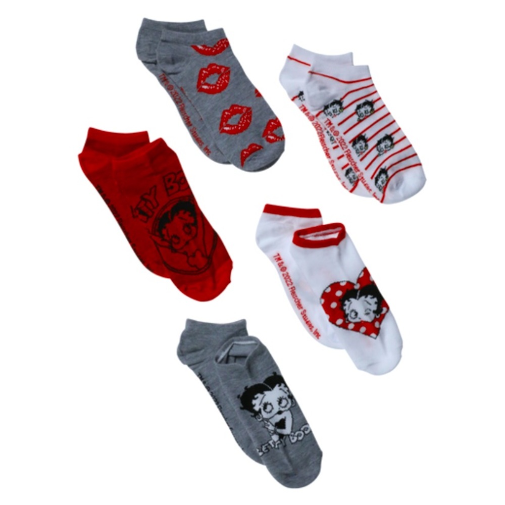 Betty Boop ankle socks 5 pack